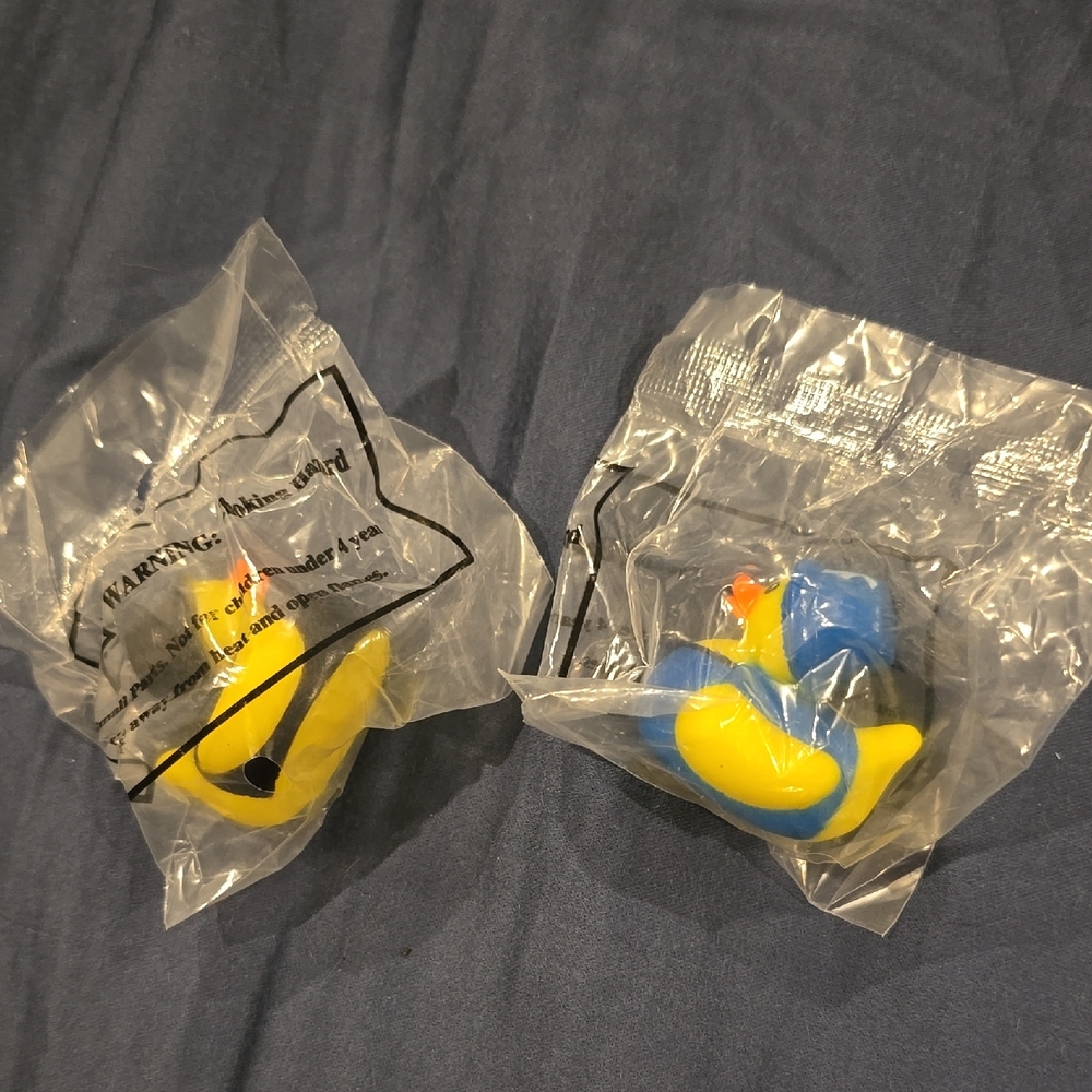 Dutch Bros Blue and Yellow Rubber Ducks
